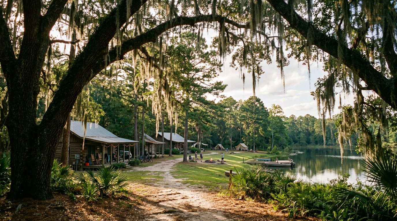 Florida live oaks at Camp Impact