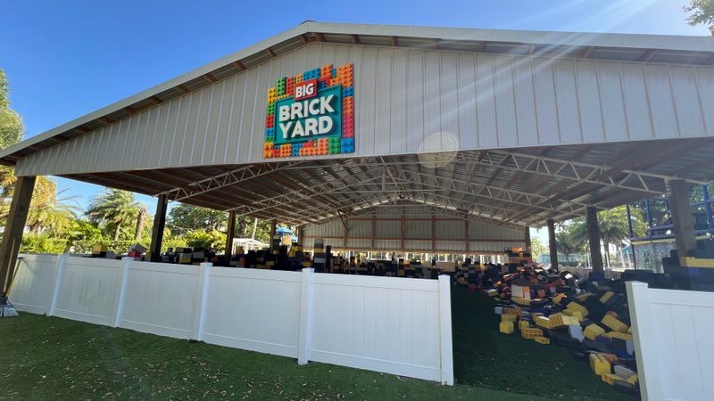 Big Brick Yard Lego play area